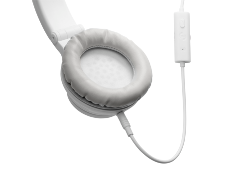 HP H3100 White Wired Headphone