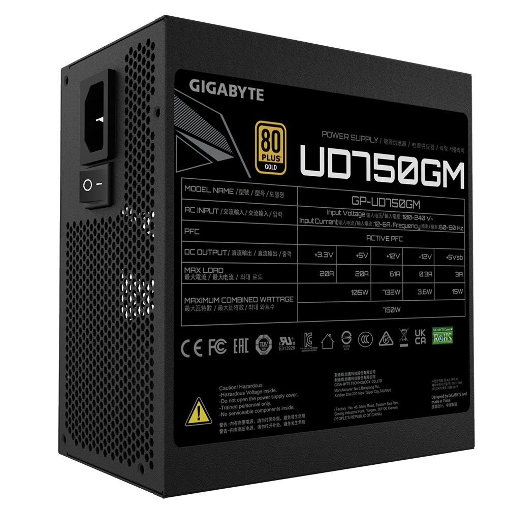 Gigabyte GP-UD750GM Power Supply