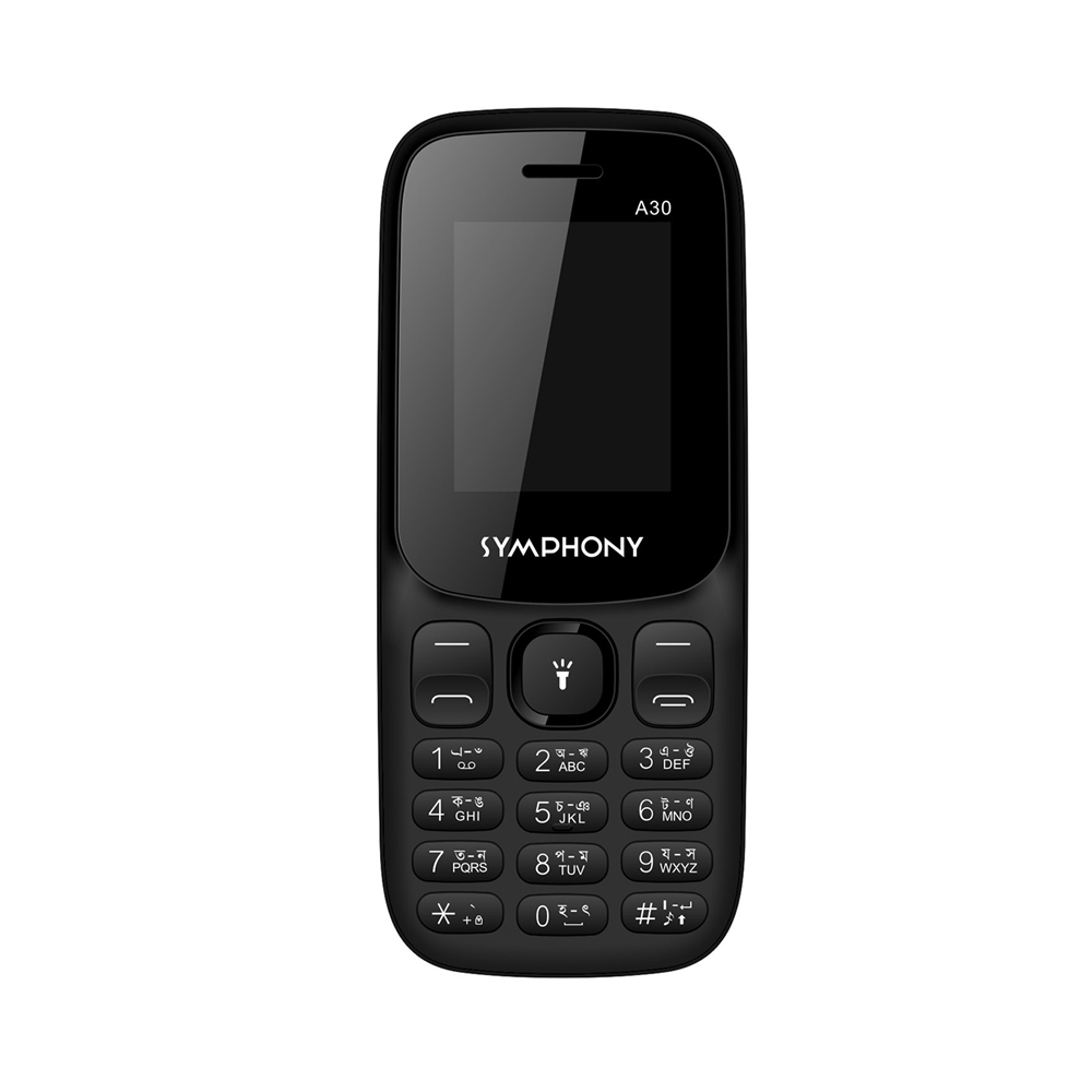 Symphony A30 Dual Sim Phone (Black)