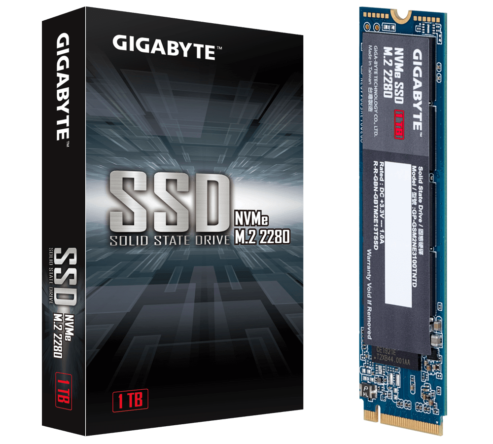 GIGABYTE SSD M.2 PCIe 1TB # GP-GSM2NE3100TNTD