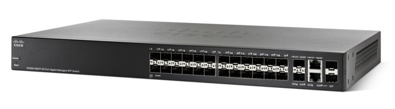 Cisco SG350-28SFP 28-port Gigabit SFP Managed Switch