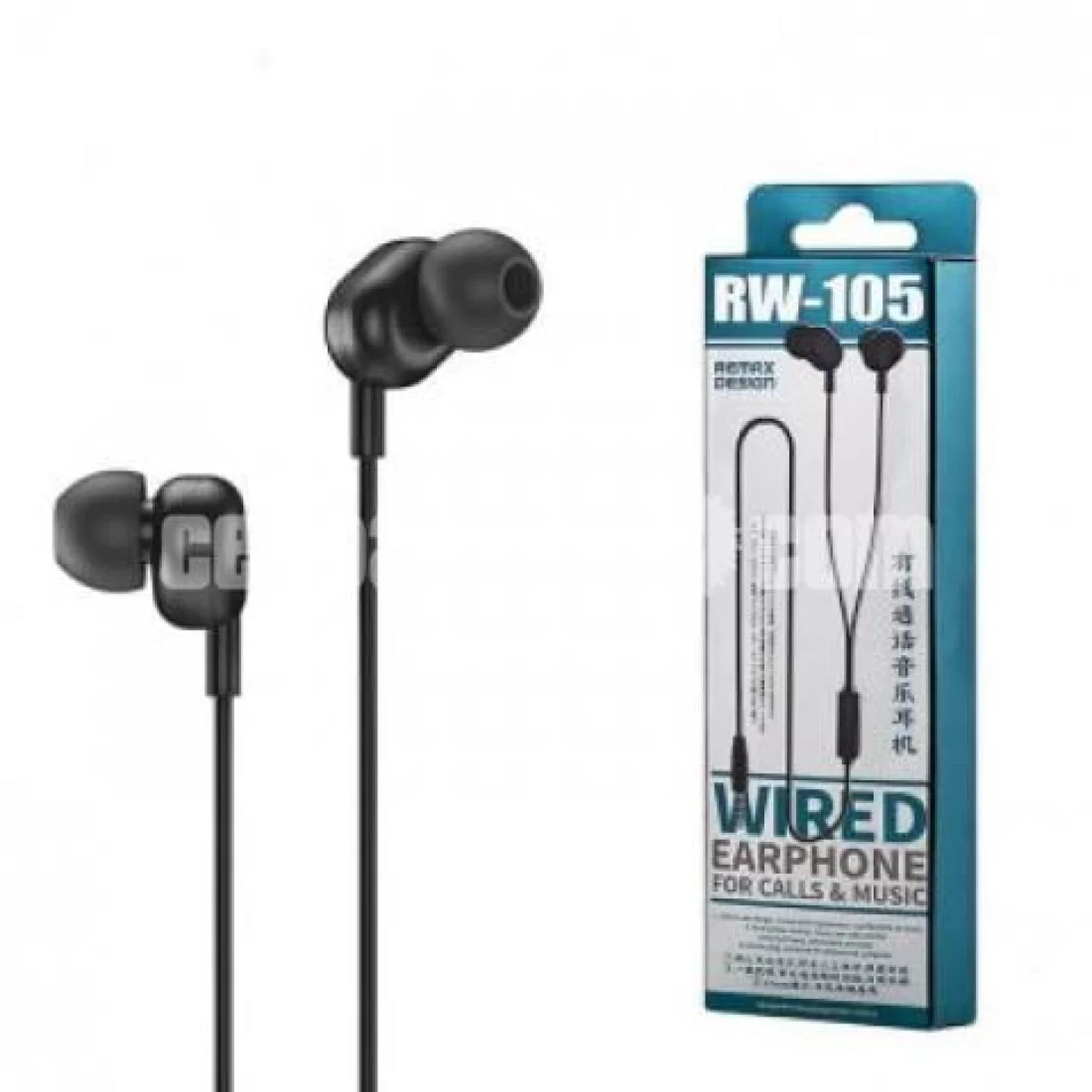 Remax RW 105 Wired Earphone