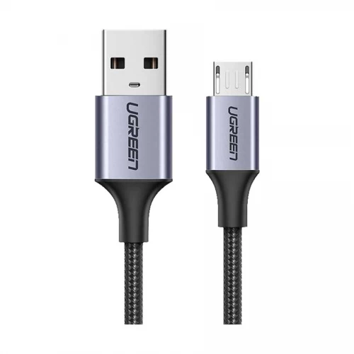 Ugreen USB Male to Micro USB, 1 Meter, Black Charging & Data Cable # 60146