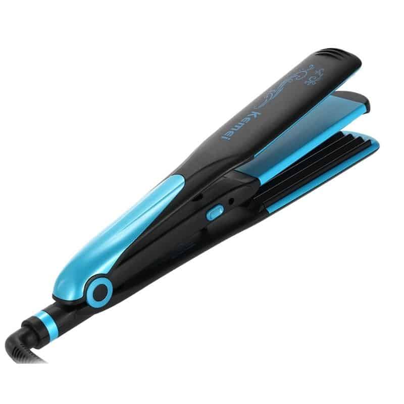 Kemei KM-2209 2-in-1 Hair Straightener + Curler