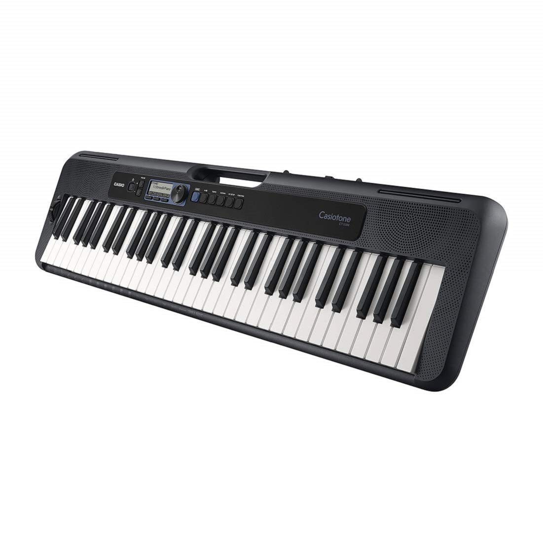 CASIO CT-S300BK Standard Portable Keyboard with 9.5V Adaptor