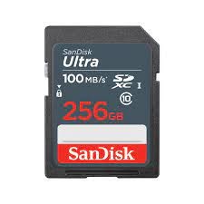SanDisk 256 GB 120MB/s C10 U1 Full HD SD Card
