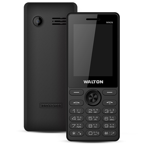 Walton Olvio MM26 Dual Sim Phone (Free Remax RW 106 Earphone)