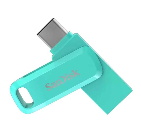 Sandisk 128GB Ultra Dual Drive Go USB Type-C Mint Green Pen Drive #SDDDC3-128G-G46