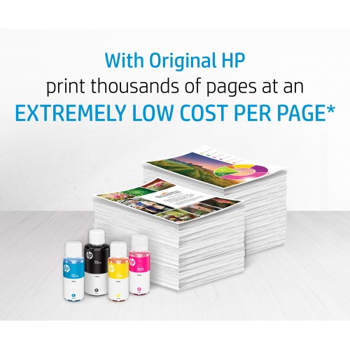 HP GT52 Cyan Original Ink Bottle