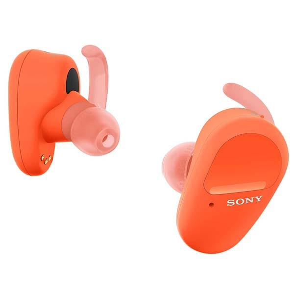 Sony WF-SP800N Wireless Noise Cancelling Headphones for Sports - Orange