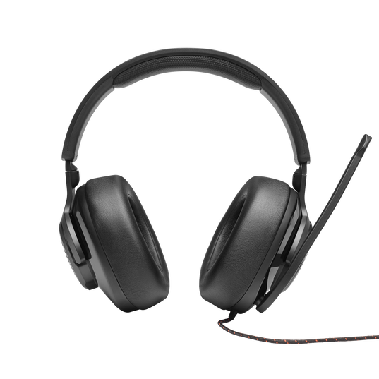 JBL Quantum 300 Hybrid Wired Over-ear Gaming Headset with flip-up Mic